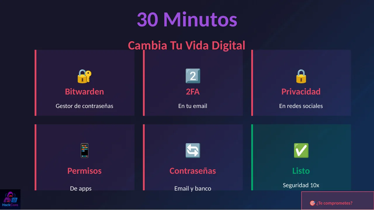 Diapositiva: 30 minutos que cambian tu vida digital